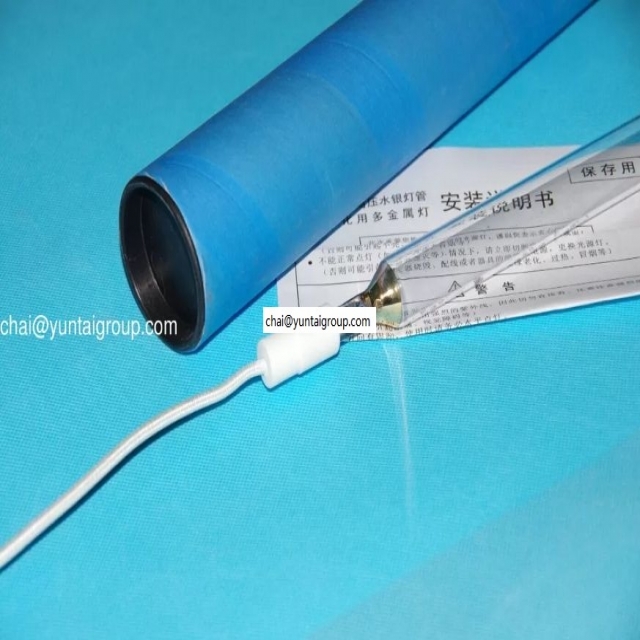 UV curing lamp Quartz Glass Good quality 3kW UV 300mm mercury lamp for UV curing Machine / UV Printing Machine